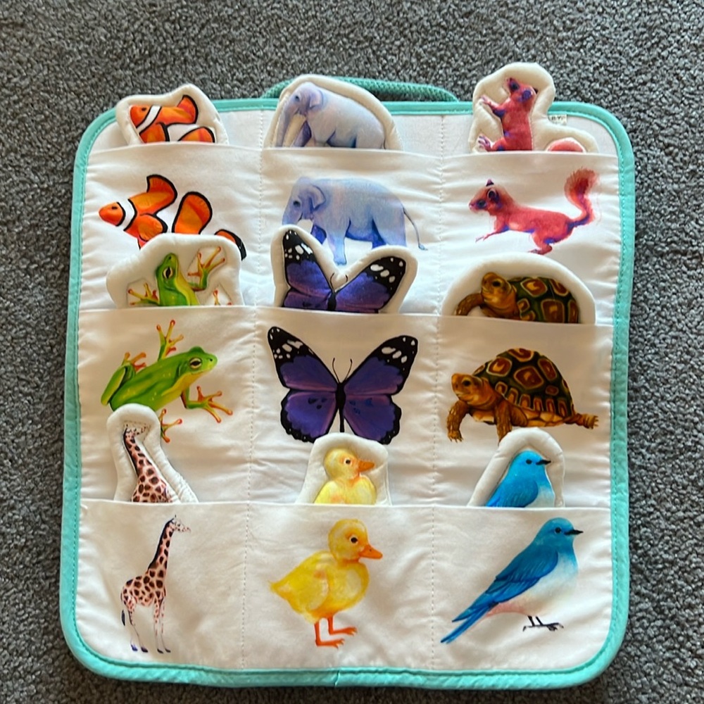 Lovevery Soft Animal Matching Toy